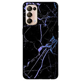 Ốp lưng dành cho Oppo Reno 5 mẫu NỀN ĐÁ HOA 4
