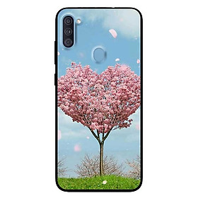 Ốp lưng dành cho Samsung A11 mẫu Cây Đào Tim
