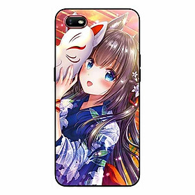 Ốp lưng in cho Realme 2 Cô Gái Neko