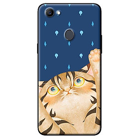 Ốp in cho Oppo F5 Youth Mèo Xanh - Hàng chính hãng