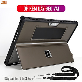 Ốp lưng Zaki cho Surface Pro 11/Pro 10/Pro 9 chống sốc trong mờ - Hàng Chính Hãng