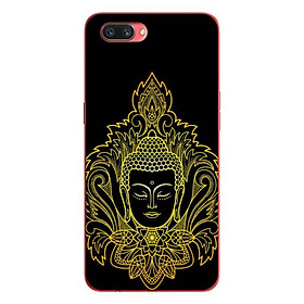 Ốp lưng in cho Oppo Realme C1 mẫu Đầu Phật Nền Đen - Hàng chính hãng