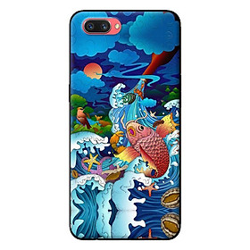 Ốp in cho Oppo A3s Mưa Cá Chép - Hàng chính hãng