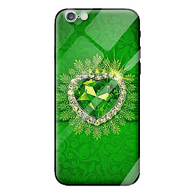 Ốp kính cường lực cho iPhone 6 kim cương xanh 1 - Hàng chính hãng