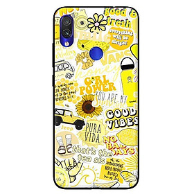 Ốp lưng in cho Xiaomi Redmi Note 7 mẫu Họa Tiết Vàng - Hàng chính hãng