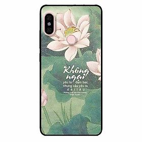 Ốp lưng in cho Xiaomi Redmi Note 6 Pro Mẫu Không Ngại Yêu