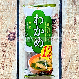 Súp Miso Rong Biển Wakame ăn liền Hikari Miso 216g (12 gói)