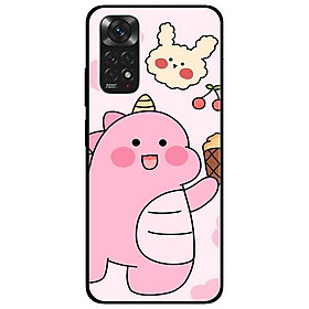Ốp lưng dành cho Xiaomi Redmi Note 11 4G - Khủng Long Hồng