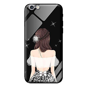 Ốp kính cường lực cho iPhone 6 Plus Cô Gái Áo Trắng - Hàng chính hãng