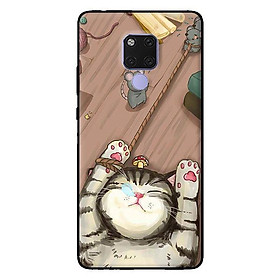 Ốp in cho Huawei Mate 20 Mèo Khóc - Hàng chính hãng