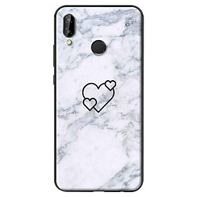 Ốp in cho Huawei Nova 3E Ba Trái Tim - Hàng chính hãng