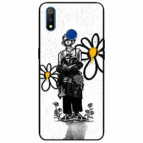 Ốp lưng in cho Realme 3 Pro Mẫu Chàng Trai Hoa Cúc