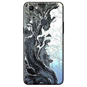 Ốp in cho Oppo F5 Đá Trắng Đen - Hàng chính hãng