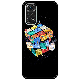 Ốp lưng dành cho Xiaomi Redmi Note 11 4G mẫu Rubik Vũ Trụ
