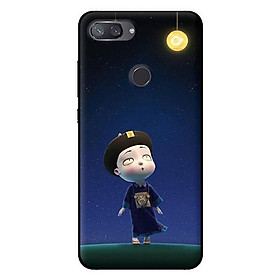 Ốp lưng in cho Xiaomi Mi 8 Lite mẫu Cương Thi Nhìn Trăng - Hàng chính hãng