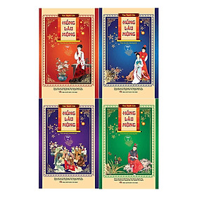 Sách - Hồng Lâu Mộng - Trọn Bộ 4 Tập - Bìa Cứng - Khang Việt Book