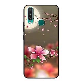 Ốp Lưng in cho Vivo Y12 Mẫu Ánh Trăng Hoa Đào - Hàng Chính Hãng