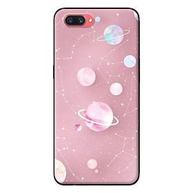 Ốp in cho Oppo A3s Họa Tiết Nền Hồng - Hàng chính hãng