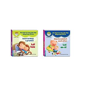 Sách - Rèn Luyện Kỹ Năng Giao Tiếp Bằng Tranh Cho Bé - Lời Hứa + An Ủi - Song Ngữ Anh Việt - Minh Thắng