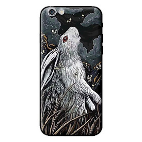 Ốp in cho iPhone 6 Plus Thỏ Trắng - Hàng chính hãng