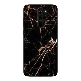 Ốp Lưng in cho Xiaomi Redmi Note 8 Pro Mẫu Nền Đá Hoa 2 - Hàng Chính Hãng