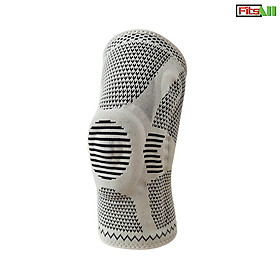 Đai bó gối thể thao, băng bảo vệ khớp gối khi tập gym, bóng rổ, nhảy có đệm silicon và 2 thanh đàn hồi BGFA04