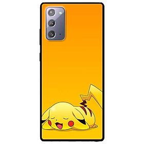 Ốp lưng dành cho Samsung Galaxy Note 20 mẫu PiKa nền vàng