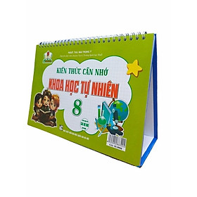 Sách - Lịch Kiến Thức Cần Nhớ Khoa Học Tự Nhiên Lớp 8 - Dùng Chung Các Bộ SGK Hiện Hành - Hồng Ân