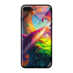 Ốp kính cường lực cho iPhone 7 Plus mẫu cảnh 315 - Hàng chính hãng