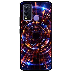 Ốp lưng dành cho Vivo Y30 - Y30i - Y50 mẫu Vòng Tròn Bướm Vàng