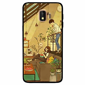 Ốp lưng dành cho Samsung J2 Pro mẫu Cặp Đôi Ăn Dưa