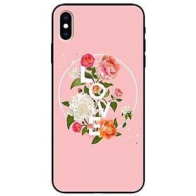 Ốp lưng in cho Iphone X/ Xs Mẫu LOVE Hoa