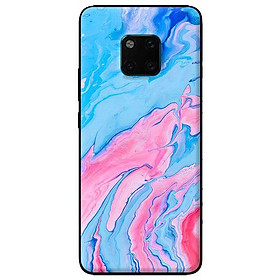 Ốp in cho Huawei Mate 20 Pro Đá Xanh Hồng - Hàng chính hãng