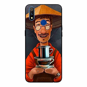 Ốp lưng in cho Realme 3 Cà Phê Phin