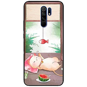 Ốp lưng dành cho Xiaomi Redmi 9 mẫu Mèo Và Điện Thoại