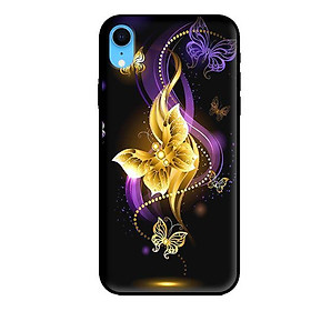 Ốp lưng cho iPhone XR Buớm Vàng Tím - Hàng chính hãng