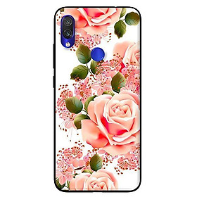 Ốp lưng in cho Xiaomi Redmi Note 7 mẫu Hoa Hồng Nhạt - Hàng chính hãng
