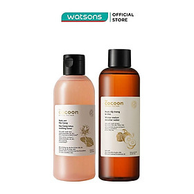 Combo Cocoon (Nước Cân Bằng Sen Hậu Giang 310ml + Nước Tẩy Trang Bí Đao 500ml)