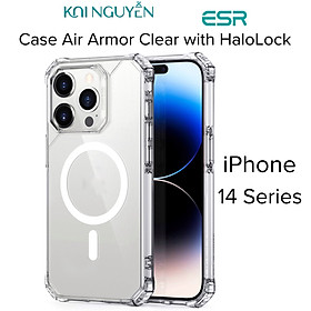 Ốp Lưng ESR Air Armor Clear with HaloLock Dành Cho iPhone 14 PRO MAX / 14 PRO / 14 PLUS / 14 - HÀNG CHÍNH HÃNG