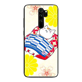 Ốp Lưng in cho Xiaomi Redmi Note 8 Pro Mẫu Mèo May Mắn 1 - Hàng Chính Hãng