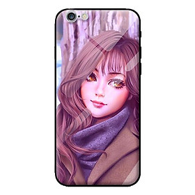 Ốp kính cường lực cho iPhone 6s mẫu GIRL 263 - Hàng chính hãng