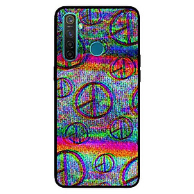 Ốp Lưng in cho Realme 5 Pro Mẫu Peace Vòng Tròn 2 - Hàng Chính Hãng