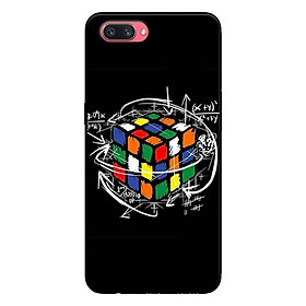 Ốp Lưng in cho Oppo A3s - Realme C1 Mẫu Rubik Toán Học - Hàng Chính Hãng