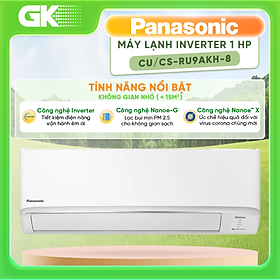 Máy Lạnh Panasonic CU/CS-RU9AKH-8 Inverter 1HP - Hàng Chính Hãng (Chỉ Giao HCM)