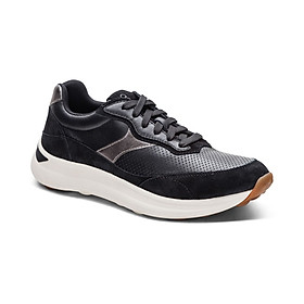 Giày thể thao sức khoẻ nữ Aetrex Emily Black - Sneaker đế mềm