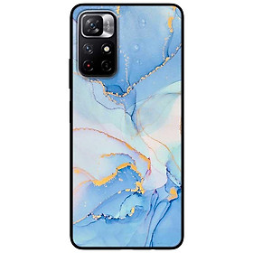 Ốp lưng dành cho Xiaomi Redmi Note 11 5G - Redmi Note 11T - Redmi Note 11S mẫu Màu Loang Xanh