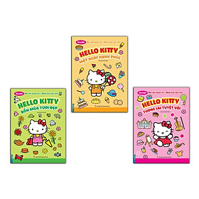 Sách - Bóc Dán Nhanh Tay - Hello Kitty - Combo 3 Cuốn - Minh Thắng