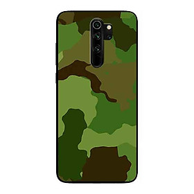 Ốp Lưng in cho Xiaomi Redmi Note 8 Pro Mẫu Camo Xanh Quân Đội - Hàng Chính Hãng