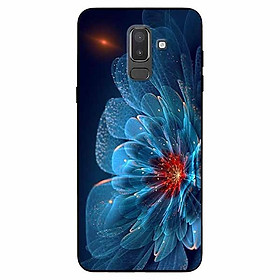 Ốp lưng dành cho Samsung J8 2018 mẫu Mẫu Đơn Xanh Đỏ