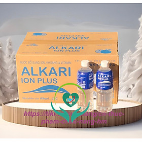 Thùng 24 chai x 510ml- nước điện giải  - bổ sung ion , khoáng và vitamin - alkari ion plus